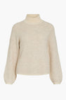 VILORY HIGH NECK L/S KNIT TOP - NOOS
