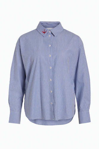 Hemd met lange mouwen - blauw