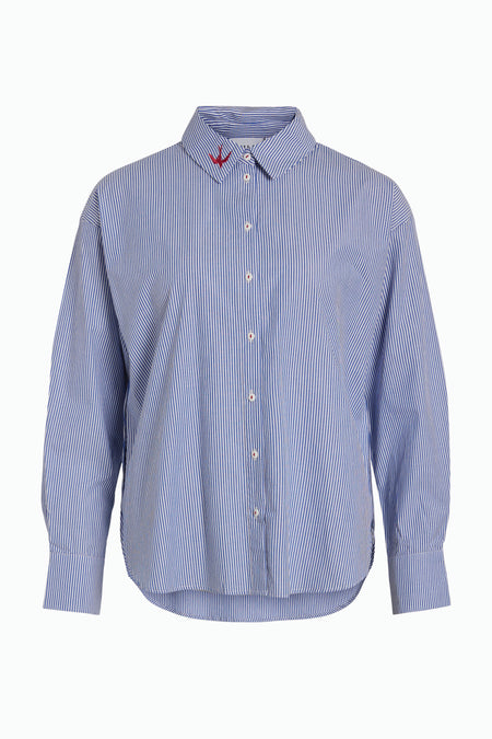 Hemd met lange mouwen - blauw