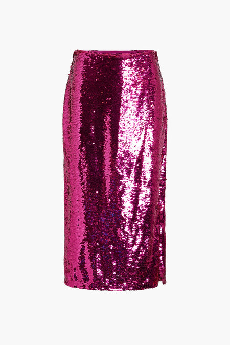 VIETTA MIDI SEQUIN SKIRT/DC
