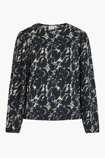 VISOFFEN LULU O-NECK L/S TOP/PB