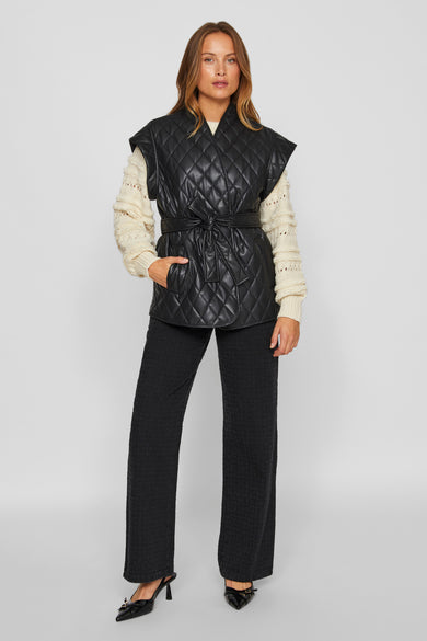 VIELBARA S/L QUILTED COATED VEST