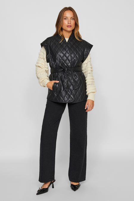 VIELBARA S/L QUILTED COATED VEST