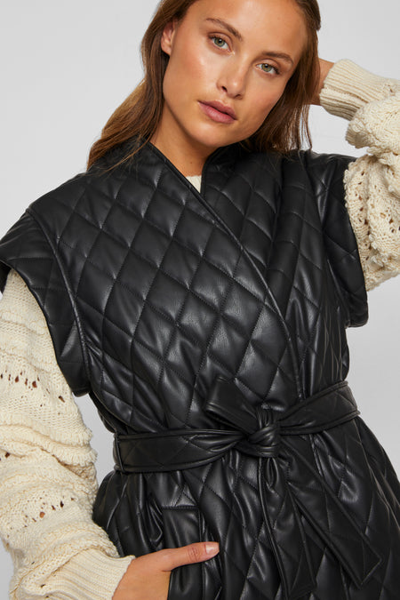 VIELBARA S/L QUILTED COATED VEST