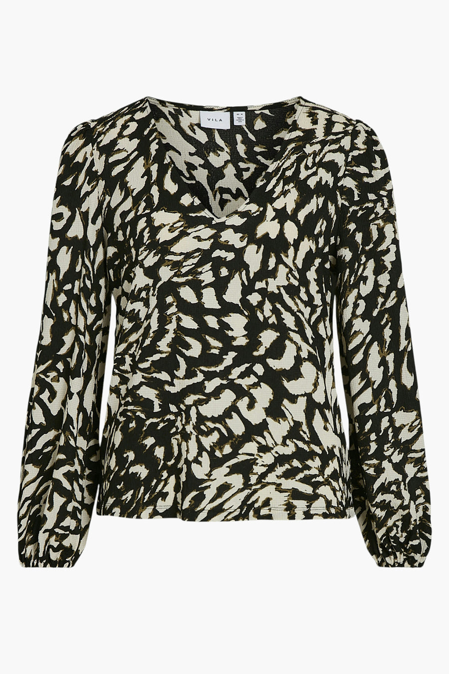 Blouse met lange mouwen - zwart
