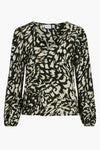Blouse met lange mouwen - zwart