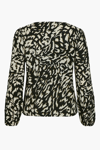 Blouse met lange mouwen - zwart