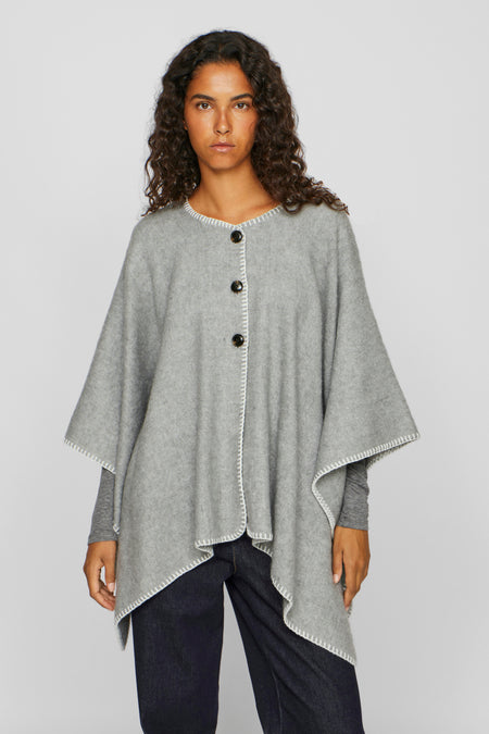 Poncho Grijs - VILA®