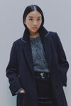 VICASO REV  V-NECK L/S GLITTER KNIT TOP