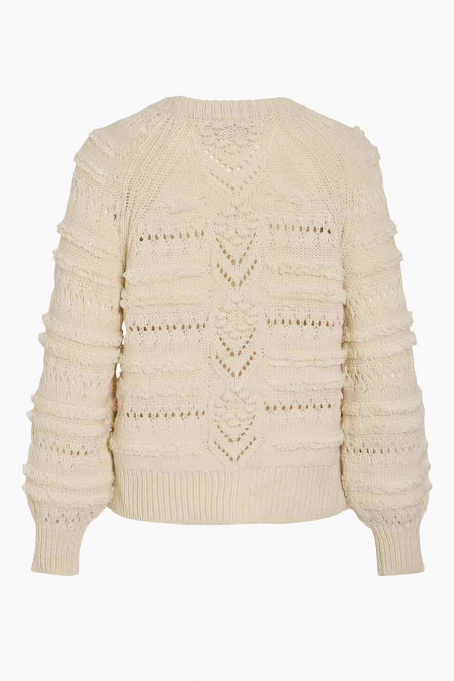 Pull met ronde hals - ecru - VILA®