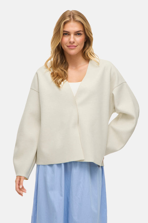 Korte jas ecru - VILA®