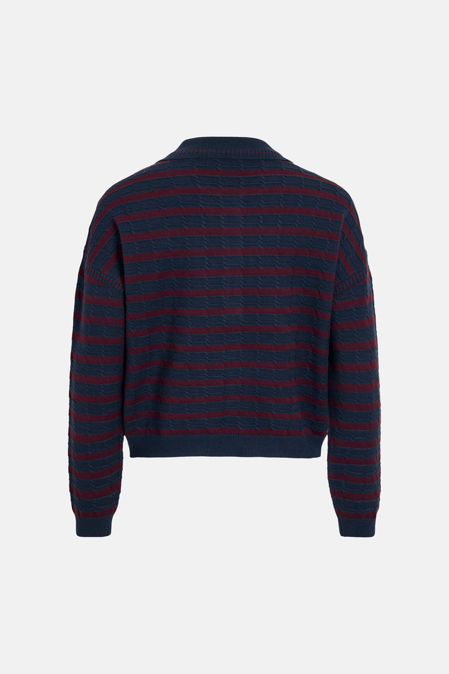 Pull col V - Navy Blazer