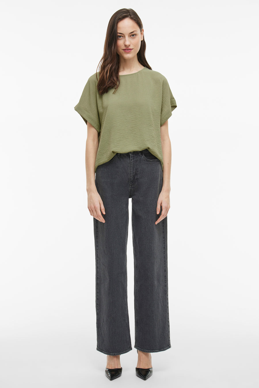 T-shirt met korte mouwen - groen - VILA®