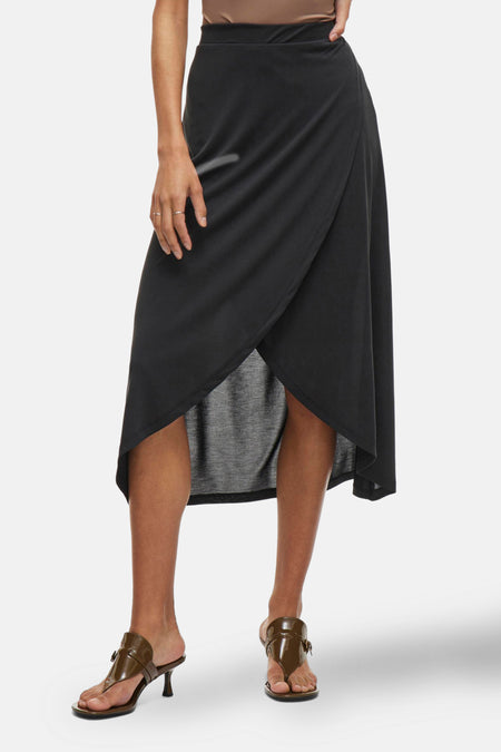 Rok (lang) Zwart - VILA®