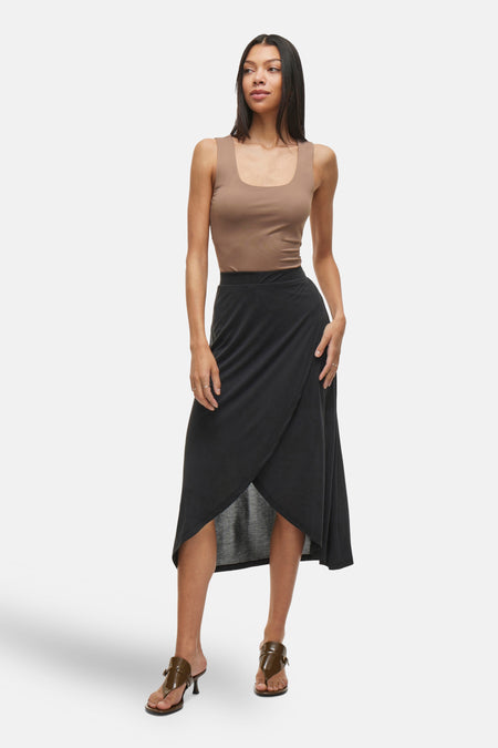 Rok (lang) Zwart - VILA®