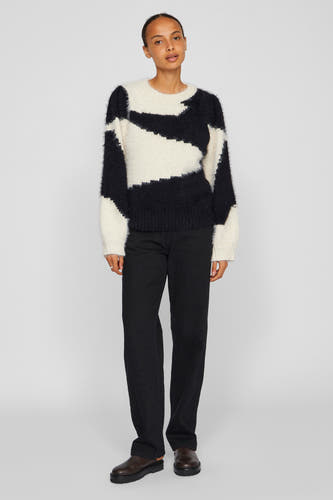 Pull à col rond - multicolore
