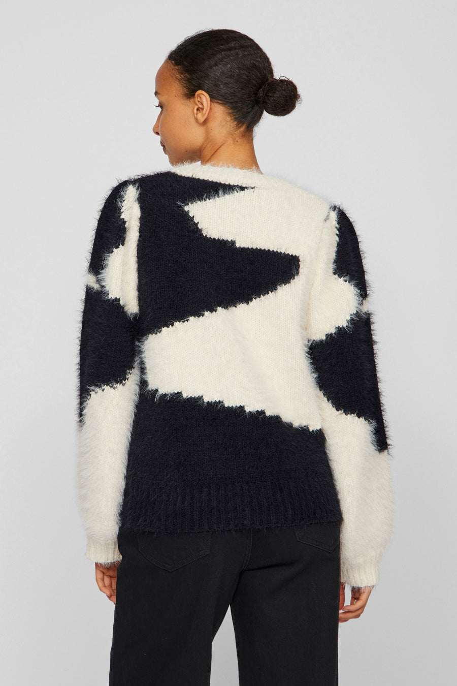 Pull à col rond - multicolore
