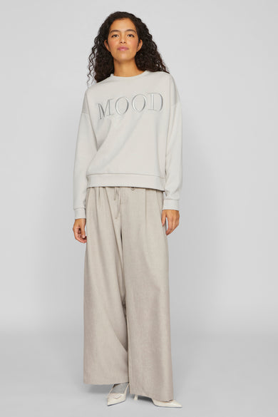 Sweater met ronde hals Grijs - VILA®