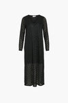 VIZALMA V-NECK L/S MIDI DRESS/R
