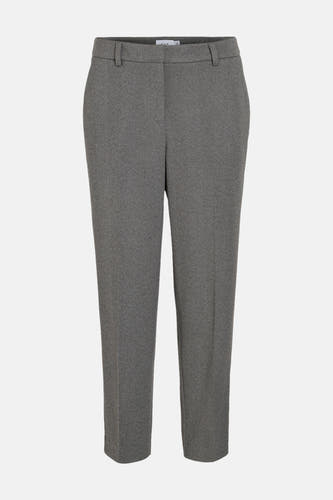 Pantalon gris de VILA®, avec un motif subtil en maille, des jambes droites et des poches arrière.