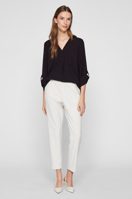 VIJOSA 3/4 V-NECK TOP - NOOS