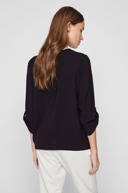 VIJOSA 3/4 V-NECK TOP - NOOS