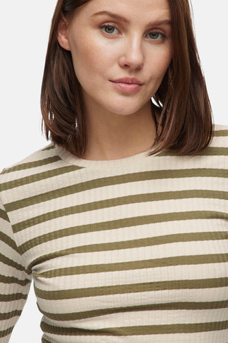 T-shirt à manches longues - kahki - VILA®