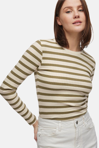 T-shirt à manches longues - kahki - VILA®