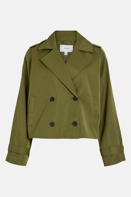 Korte jas Groen - VILA®