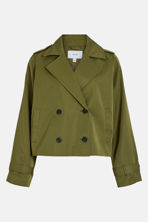 Korte jas Groen - VILA®