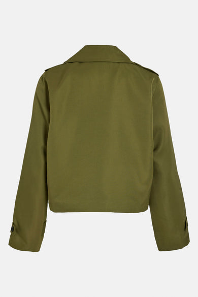 VIADDISON L/S SHORT TRENCHCOAT