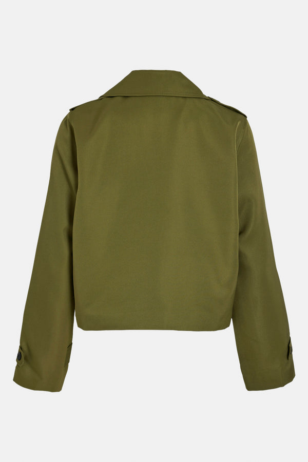 Korte jas Groen - VILA®