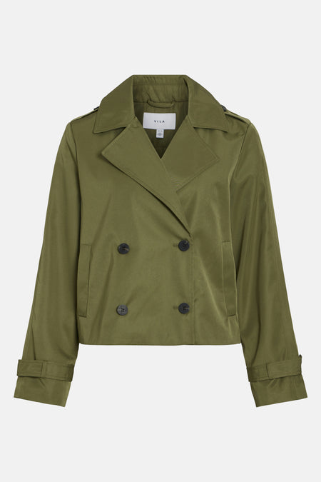 Korte jas Groen - VILA®