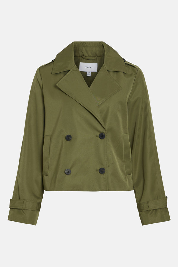 Korte jas Groen - VILA®