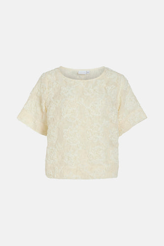 Blouse à manches courtes - beige - VILA®