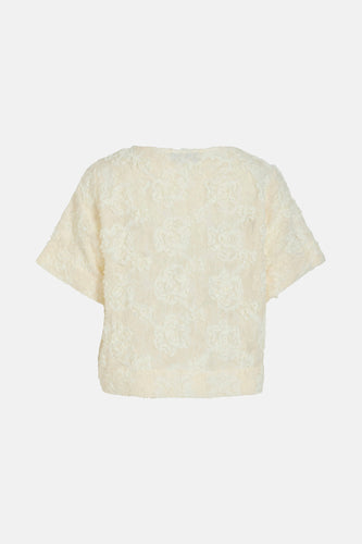 Blouse à manches courtes - beige - VILA®