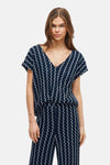 VIELLEN V-NECK S/S TOP/DC