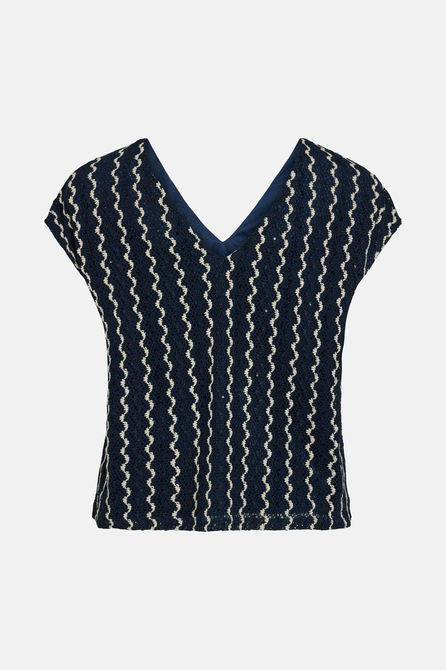 Blouse à manches courtes - bleu - VILA®