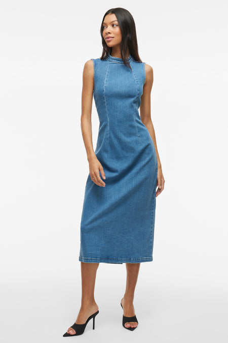 VIWINONA S/L MIDI DRESS MBD/BFS