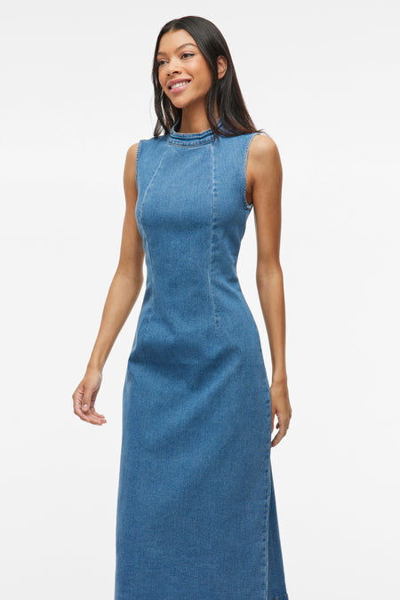 VIWINONA S/L MIDI DRESS MBD/BFS