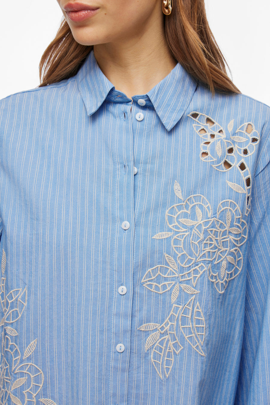 Hemd met lange mouwen - blauw - VILA® - 4