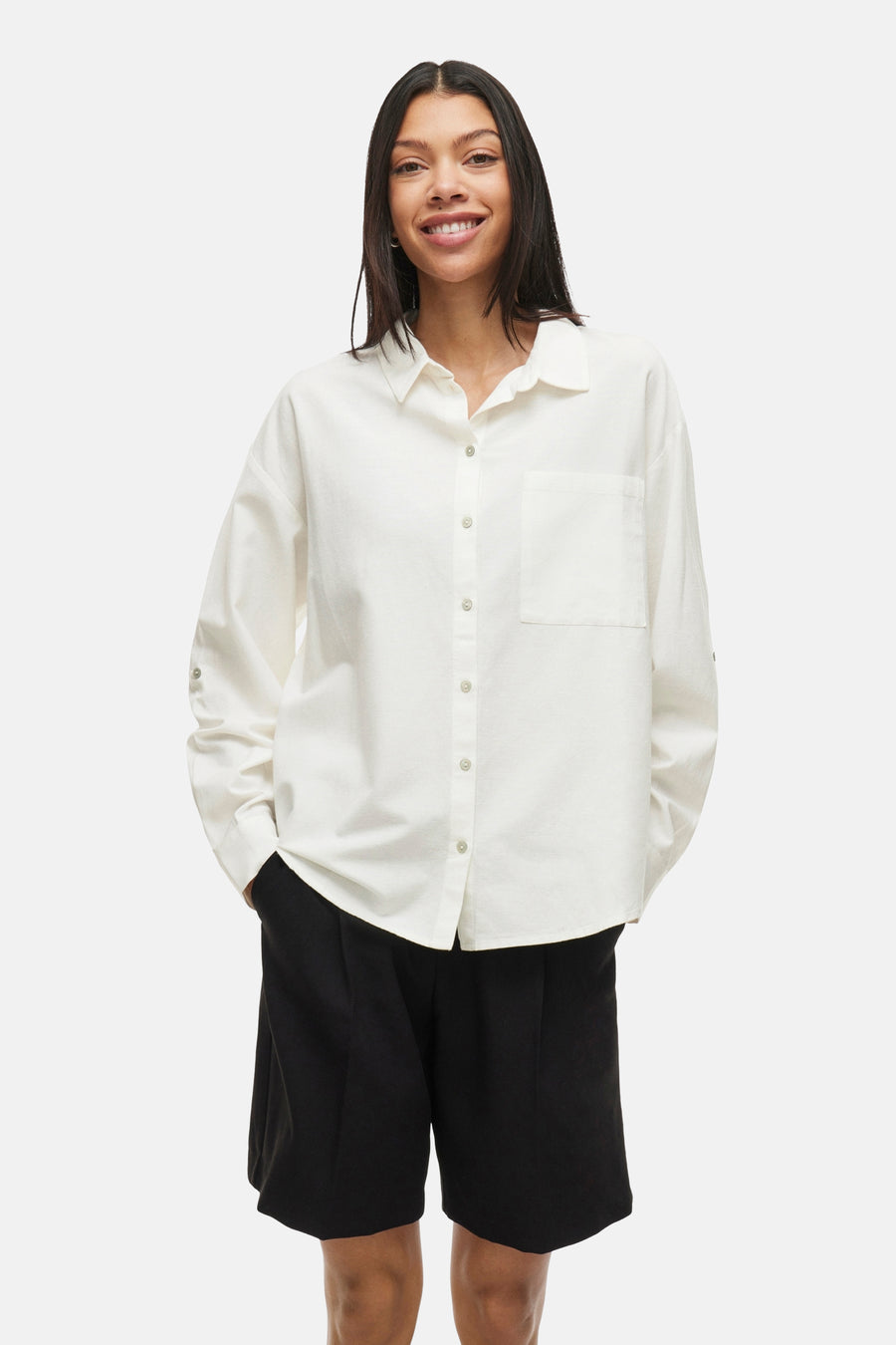 Hemd met lange mouwen - wit - VILA® - 1