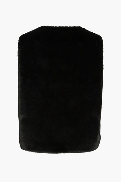 Zwart vest van VILA met een zachte textuur.