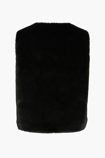 Zwart vest van VILA met een zachte textuur.