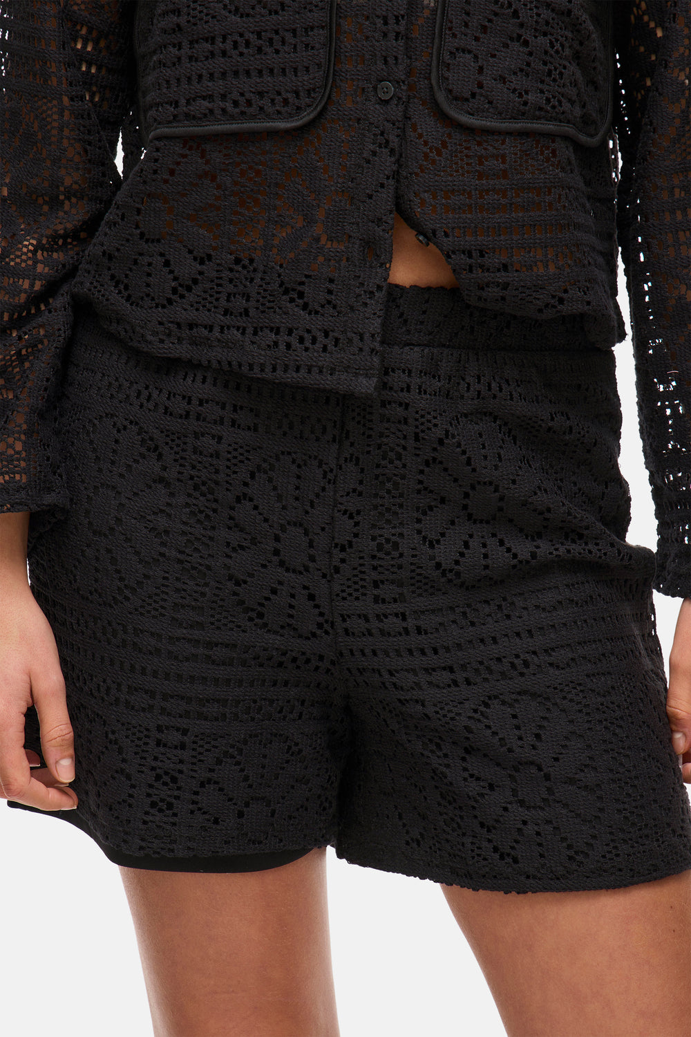 VIMERINDA CROCHET HW SHORTS