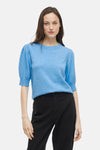 VIRIL 2/4 SLEEVE O-NECK KNIT TOP - NOOS