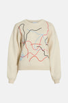 VIANE L/S GRAPHIC KNIT / 1