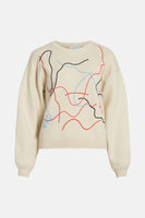 VIANE L/S GRAPHIC KNIT / 1