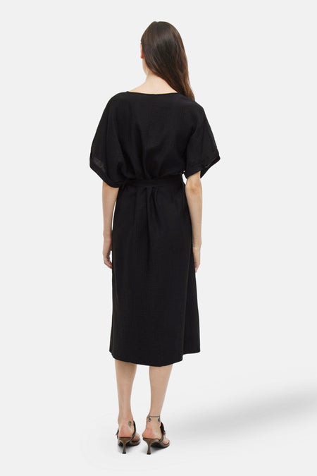 Robe à manches courtes - noir