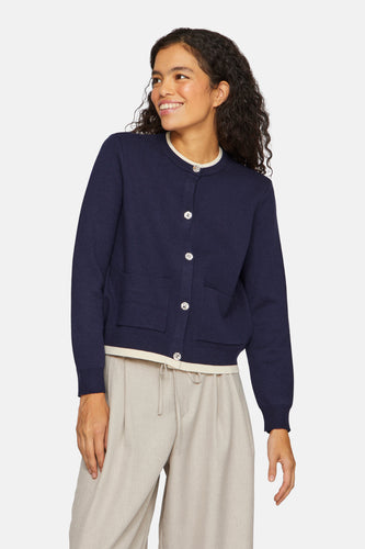 Cardigan - blauw